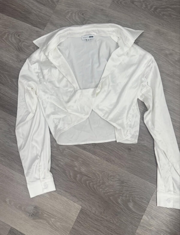Long sleeve cropped top - Image 4