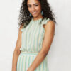 Classic Striped Work Top