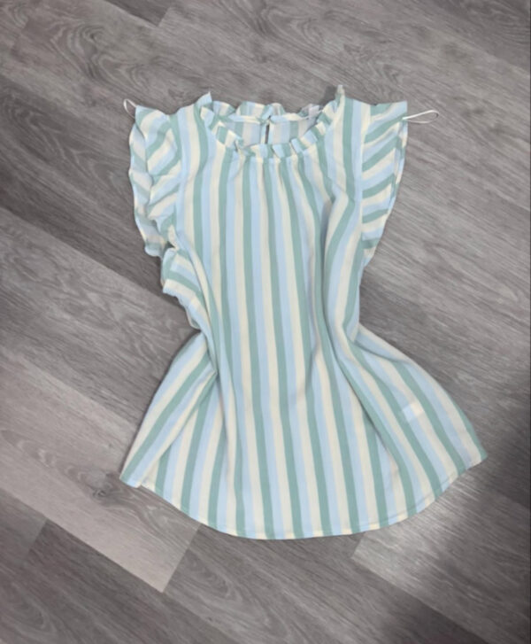 Classic Striped Work Top - Image 3