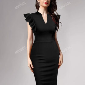 Essential Black Work Dress