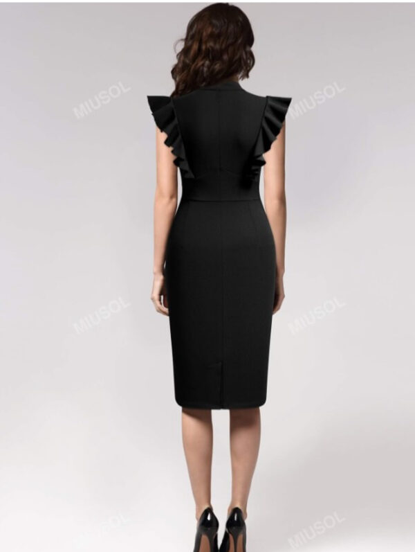Essential Black Work Dress - Image 2
