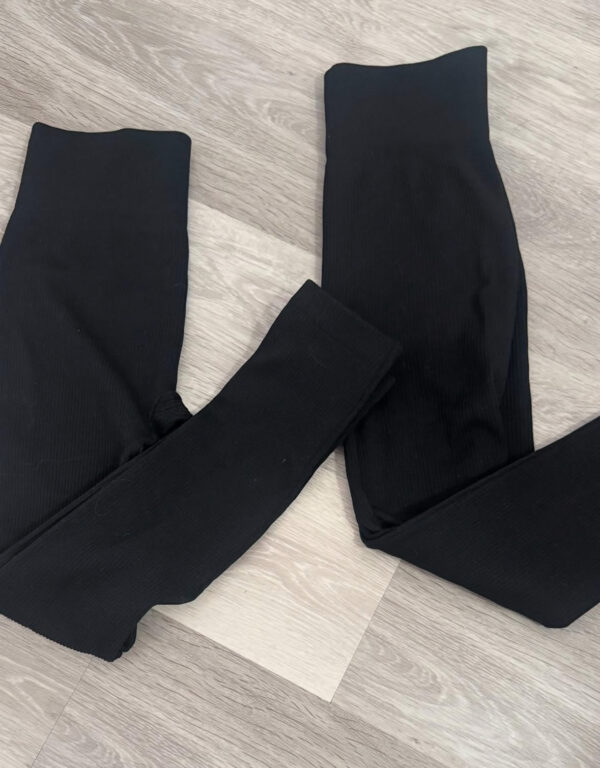 Essential Black Leggings - Image 3