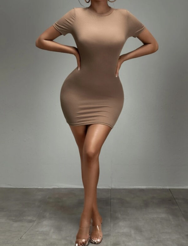 Everyday Beige Dress