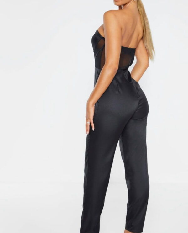 Mesh Corset Jumpsuit - Image 2