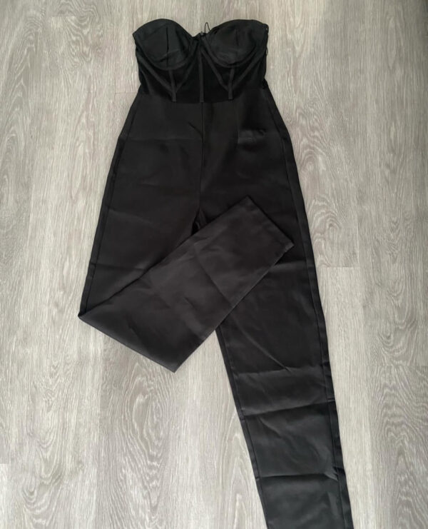 Mesh Corset Jumpsuit - Image 3