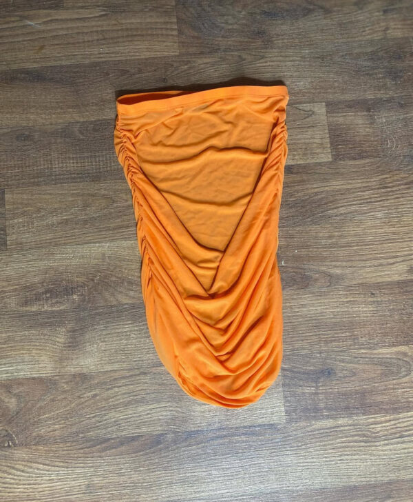 Orange Mesh Cover-Up - Image 2