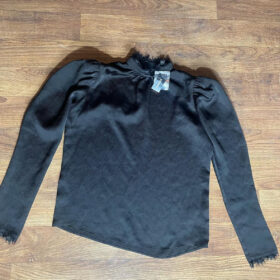 Express Mock Neck Work Top