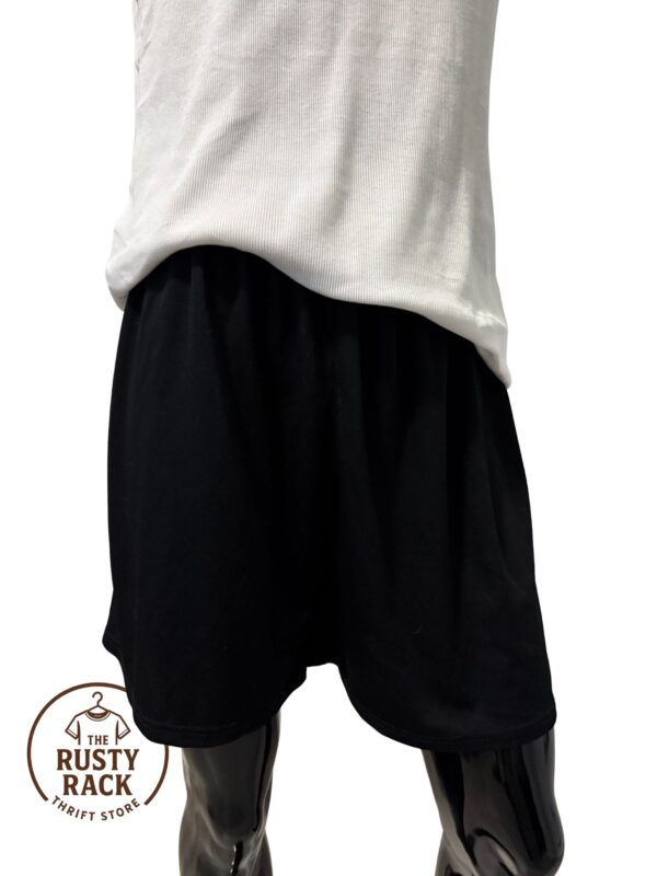 BLACK ACTIVE WEAR SHORTS